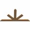 Ekena Millwork Saratoga Timber Gable Bracket, Western Red Cedar, 72"W x 39"H x 1 1/2"D x 5 1/2"F, 13/12 Pitch GBW072X39X0206SAR00SWR - alternate 2